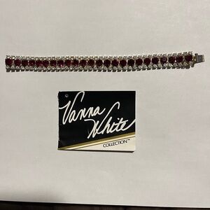Vanna White Collection Ruby & Diamond Simulated Tennis Bracelet